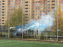 Команда ФК «Заря-Телекомкрипт» принимала гостей из Волоколамска — футболистов ФК «Гвардия»